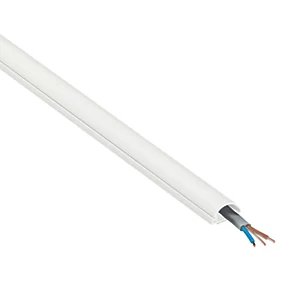 D-Line PVC White Micro+ Trunking 20mm x 10mm x 2m - Cable Management Solution 3 D-Line PVC White Micro+ Trunking 20mm x 10mm x 2m - Cable Management Solution - Image 3