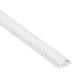 D-Line PVC White Micro+ Trunking 20mm x 10mm x 2m - Cable Management Solution