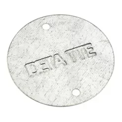 Deta Pre-Galvanised Steel Box Lids 68mm 10 Pack - Durable Electrical Conduit Accessories