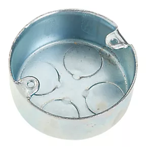 Deta 4 Hole 20mm Loop-In Conduit Box BZP - Heavy Duty Metal Electrical Conduit 1 Deta 4 Hole 20mm Loop-In Conduit Box BZP - Heavy Duty Metal Electrical Conduit