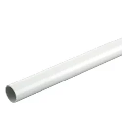 Tower Round uPVC White Conduit 25mm x 3m - Durable Electrical Plastic Conduit for Safer Wiring