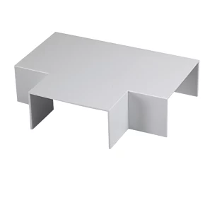 Tower Trunking Flat Tee 100 x 50mm - Durable Cable Trunking Accessory for Mini & Maxi Trunking 1 Tower Trunking Flat Tee 100 x 50mm - Durable Cable Trunking Accessory for Mini & Maxi Trunking