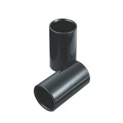 Tower Black Heavy Gauge Conduit Couplings 20mm 2 Pack - Durable Electrical Conduit Accessories