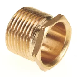 Deta Male Bush 20mm 10 Pack | Electrical Conduit Fittings | High-Quality Metal Conduit Accessories