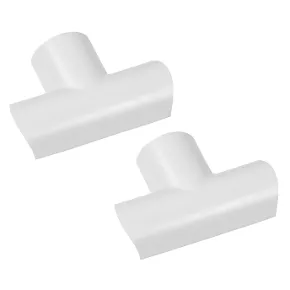 D-Line Mini Clip-Over Equal Tee 30 x 15mm 2 Pack - Cable Trunking Solution 1 D-Line Mini Clip-Over Equal Tee 30 x 15mm 2 Pack - Cable Trunking Solution