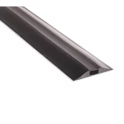 COBA Europe CablePro GP1 Medium Duty Cable Cover 9m Black - Heavy-Duty Cable Tidy Solution