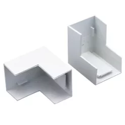 Tower External Trunking Angle 38 x 25mm 2 Pack - Durable Cable Trunking Accessory