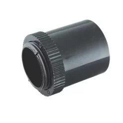 Tower Male Conduit Adaptors 25mm Black - Pack of 2 | Durable Electrical Fittings