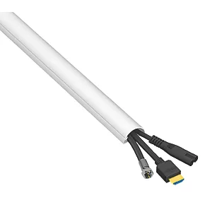D-Line PVC White Mini Trunking 30mm x 15mm x 2m - Cable Management Solution 2 D-Line PVC White Mini Trunking 30mm x 15mm x 2m - Cable Management Solution - Image 2