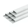 Tower uPVC White Mini Trunking 38mm x 16mm x 2m 4 Pack – Durable Cable Management Solution