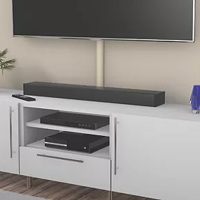 D-Line PVC Magnolia TV Trunking 50mm x 25mm x 1.5m 2 Pack - Cable Management Solution 4 D-Line PVC Magnolia TV Trunking 50mm x 25mm x 1.5m 2 Pack - Cable Management Solution - Image 4