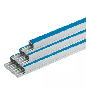 Tower uPVC White Self-Adhesive Mini Trunking 16mm x 16mm x 3m 20 Pack โ Durable Cable Management Solution 2 Tower uPVC White Self-Adhesive Mini Trunking 16mm x 16mm x 3m 20 Pack โ Durable Cable Management Solution - Image 2