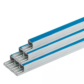 Tower uPVC White Self-Adhesive Mini Trunking 16mm x 16mm x 3m 20 Pack โ Durable Cable Management Solution 1 Tower uPVC White Self-Adhesive Mini Trunking 16mm x 16mm x 3m 20 Pack โ Durable Cable Management Solution