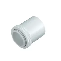 Tower Male Conduit Adaptors 25mm White 2 Pack - Premium Electrical Fittings