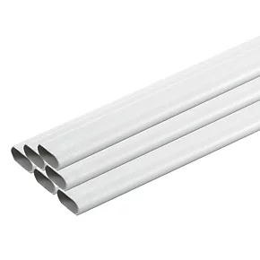 Tower Oval uPVC White Conduit 20mm x 2m 40 Pack - Durable Electrical Plastic Conduit 1 Tower Oval uPVC White Conduit 20mm x 2m 40 Pack - Durable Electrical Plastic Conduit