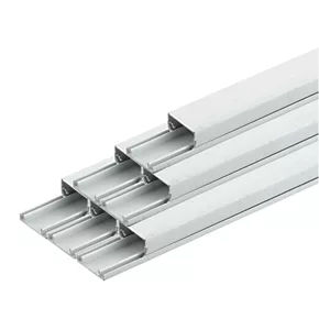 Tower uPVC White Maxi Trunking 25mm x 16mm x 3m - 30 Pack | Durable Cable Trunking for Organised Wiring 2 Tower uPVC White Maxi Trunking 25mm x 16mm x 3m - 30 Pack | Durable Cable Trunking for Organised Wiring - Image 2