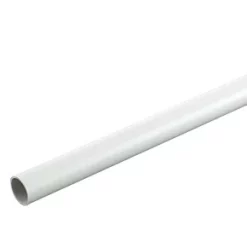 Tower Round uPVC White Conduit 20mm x 2m – Durable Electrical Plastic Conduit for Safe Wiring