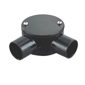 Tower 2-Way 25mm Angle Box Black | Durable Electrical Conduit Accessory 1 Tower 2-Way 25mm Angle Box Black | Durable Electrical Conduit Accessory