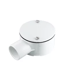 Tower 1 Way 25mm Terminal Box White - High-Quality Electrical Conduit Solution