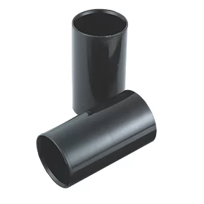Tower Black Heavy Conduit Couplings 25mm 2 Pack - Durable Electrical Plastic Conduit Connectors 1 Tower Black Heavy Conduit Couplings 25mm 2 Pack - Durable Electrical Plastic Conduit Connectors