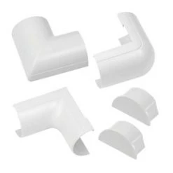D-Line ABS Plastic White Trunking Accessories | Cable & Decorative Trunking Solutions
