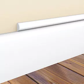 D-Line Plastic White Connector & End Cap Pack for Cable Trunking 2 D-Line Plastic White Connector & End Cap Pack for Cable Trunking - Image 2