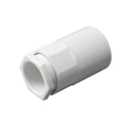 Tower Female Conduit Adaptors 20mm White 2 Pack | High-Quality Electrical Fittings