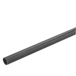 Tower Round uPVC Black Conduit 20mm x 2m - Durable Electrical Plastic Conduit