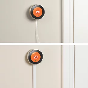 D-Line Plastic White Micro+ Self-Adhesive Trunking & Accessory Set - Cable Management Solution 4 D-Line Plastic White Micro+ Self-Adhesive Trunking & Accessory Set - Cable Management Solution - Image 4