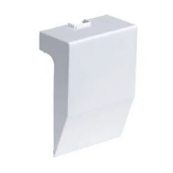 Tower Mini Skirting Trunking Adaptors 34 x 45mm 2 Pack - Durable Cable Management Solution