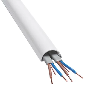 D-Line PVC White Mini Trunking 30mm x 15mm x 2m - 6 Pack - Cable Management Solution 3 D-Line PVC White Mini Trunking 30mm x 15mm x 2m - 6 Pack - Cable Management Solution - Image 3