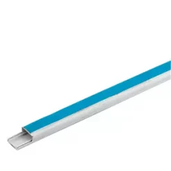 Tower uPVC White Self-Adhesive Mini Trunking 12mm x 8mm x 2m - Easy Cable Management Solution