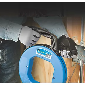 Ideal Tuff-Grip Steel Pro Fish Tape 18m (60') - Durable Cable Pulling Tool 3 Ideal Tuff-Grip Steel Pro Fish Tape 18m (60') - Durable Cable Pulling Tool - Image 3