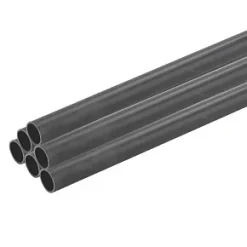 Tower Round uPVC Black Conduit 20mm x 2m - 20 Pack | Durable Electrical Plastic Conduit