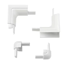 D-Line Plastic White Micro Trunking Bend Pack | Cable Management Solution 1 D-Line Plastic White Micro Trunking Bend Pack | Cable Management Solution