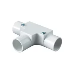 Tower White Inspection Tees 25mm | High-Quality Electrical Conduit Fittings