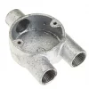 Deta 3 Way 20mm Y Conduit Box Galvanised - Heavy Duty Electrical Conduit Fitting