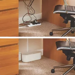 D-Line Cable Tidy Unit White - Organise Cables & Wires for a Neat Space 8 D-Line Cable Tidy Unit White - Organise Cables & Wires for a Neat Space -Cable Management Sales Store 89272 A3