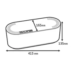 D-Line Cable Tidy Unit White - Organise Cables & Wires for a Neat Space 9 D-Line Cable Tidy Unit White - Organise Cables & Wires for a Neat Space -Cable Management Sales Store 89272 A4