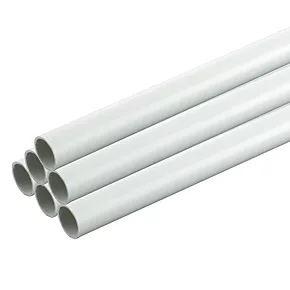 Tower Round uPVC White Conduit 20mm x 3m 20 Pack | Durable Electrical Conduit 1 Tower Round uPVC White Conduit 20mm x 3m 20 Pack | Durable Electrical Conduit