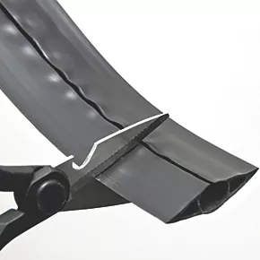 D-Line Light Duty Floor Cable Cover 1.8m Black - Cable Tidy Solution 2 D-Line Light Duty Floor Cable Cover 1.8m Black - Cable Tidy Solution - Image 2