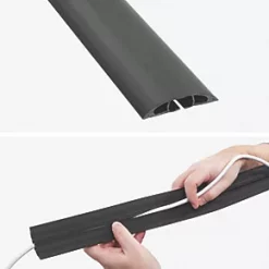 D-Line Light Duty Floor Cable Cover 1.8m Black - Cable Tidy Solution 8 D-Line Light Duty Floor Cable Cover 1.8m Black - Cable Tidy Solution -Cable Management Sales Store 9345F A2