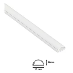 D-Line Plastic White Micro Decorative Trunking - Sleek Cable Management Solution 11 D-Line Plastic White Micro Decorative Trunking - Sleek Cable Management Solution -Cable Management Sales Store 93462 A5